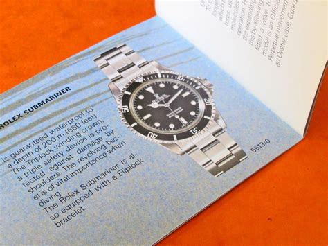 libretti rolex|ROLEX kit booklet/libretti SUBMARINER 16610 .